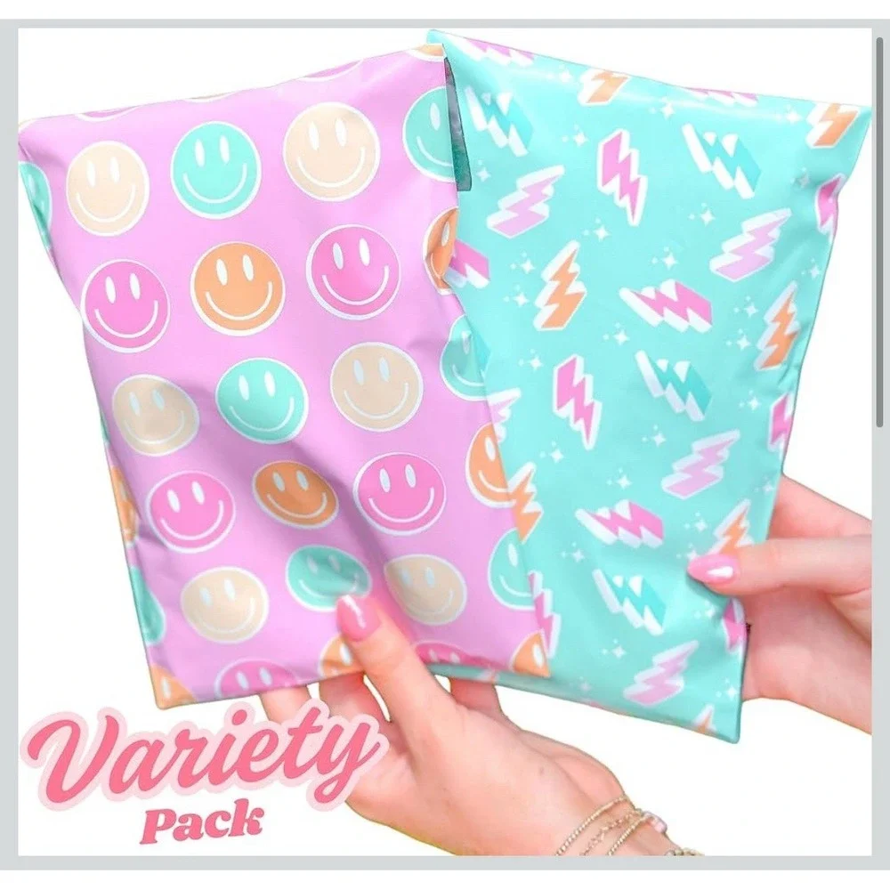 Designer Poly Mailer Variety Pack Heavy Duty Waterproof Self Seal Shipping Bags